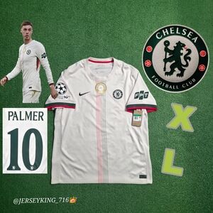 Nike Chelsea FC Cole Palmer #10 2025/2026 Away Jersey CWC, UCL Patches New XL